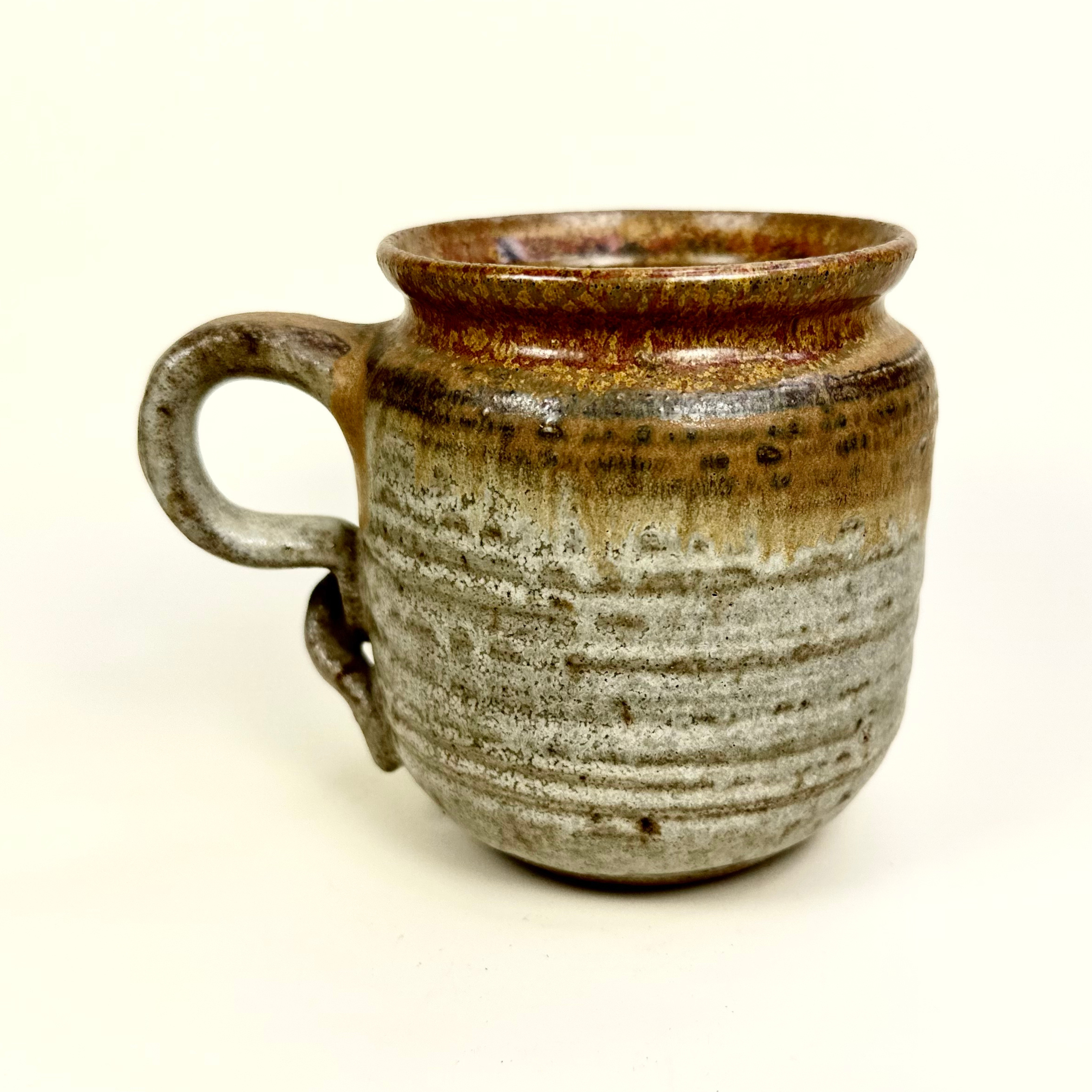Studio Pottery Mug-Khaki