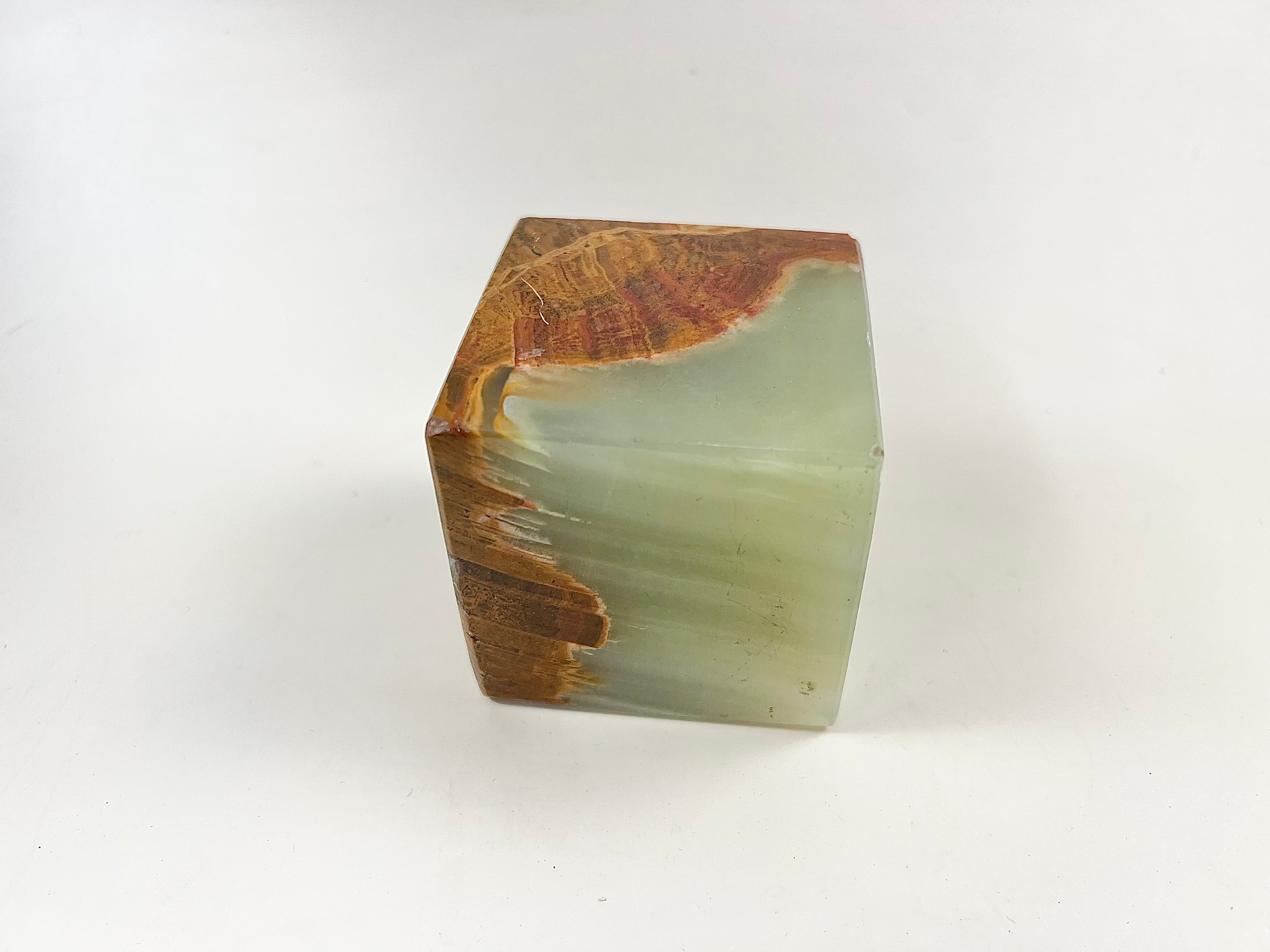 Onyx Cube Paperweight